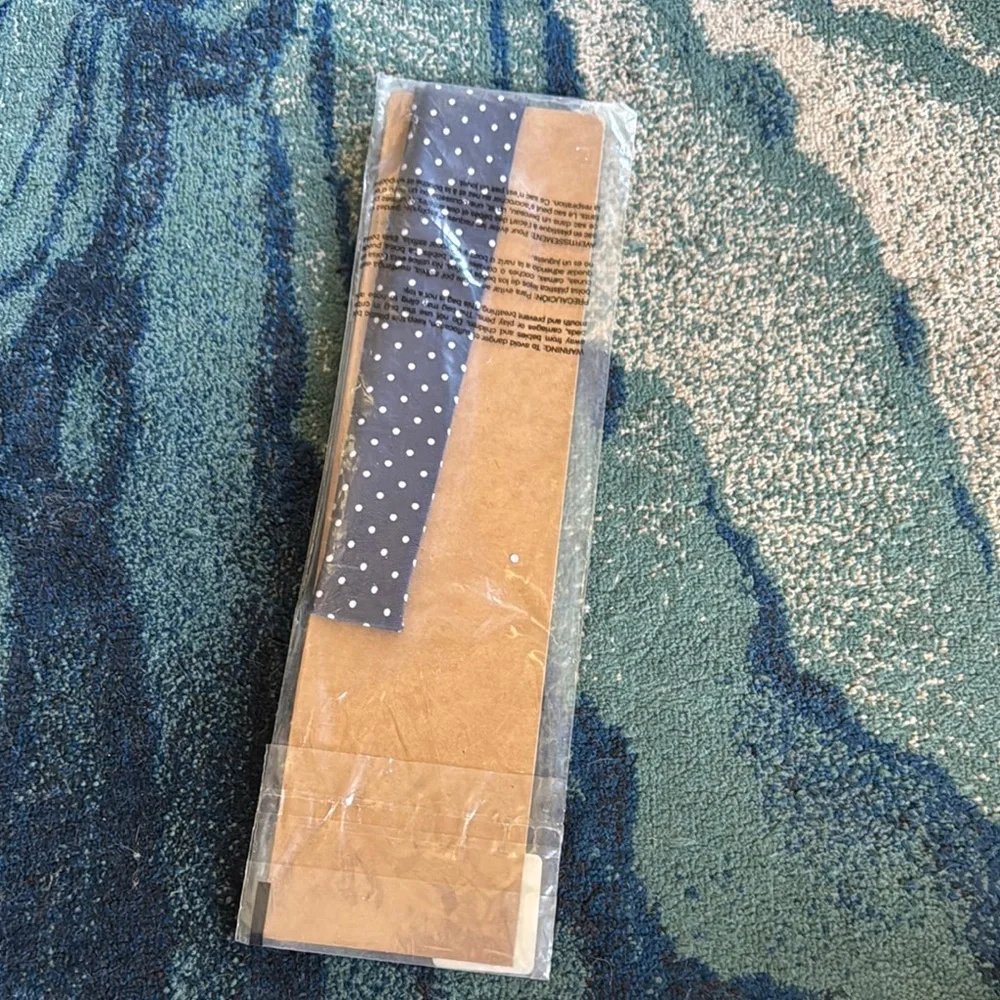 New, Boys Tommy Hilfiger Tie, Navy & White Polka Dot
